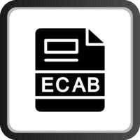 ecab Créatif icône conception vecteur