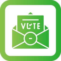 voter la conception d'icônes créatives vecteur