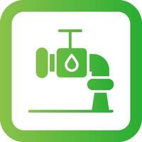 conception d'icône créative de robinet d'eau vecteur