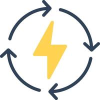 renouvelable énergie Créatif icône conception vecteur