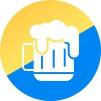 conception d'icône créative de bière vecteur