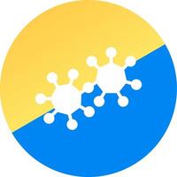 molécules Créatif icône conception vecteur