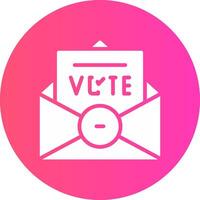 voter la conception d'icônes créatives vecteur