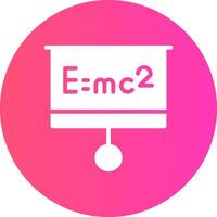 conception d'icône créative de relativité vecteur