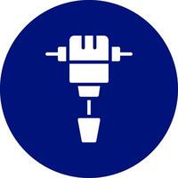 marteau-piqueur Créatif icône conception vecteur