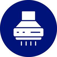 conception d'icône créative de hotte de cuisine vecteur