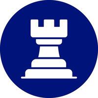 conception d'icône créative de pièce d'échecs vecteur