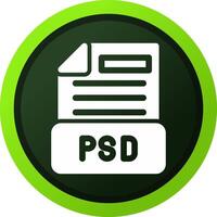 conception d'icône créative de fichier psd vecteur