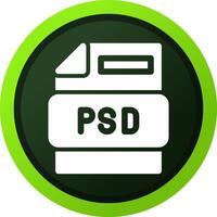 conception d'icône créative de fichier psd vecteur