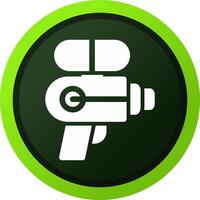 conception d'icône créative de pistolet à eau vecteur