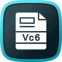 vc6 Créatif icône conception vecteur