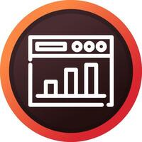 conception d'icône créative d'analyse vecteur