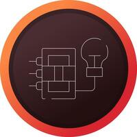circuit Créatif icône conception vecteur