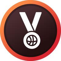 conception d'icône créative médaille vecteur