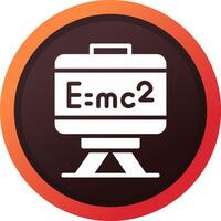 conception d'icône créative de relativité vecteur