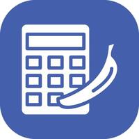 calorie calculatrice vecteur icône