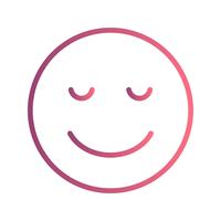 Calme Emoji Vector Icon