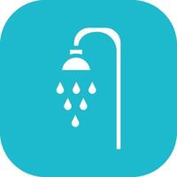 icône de vecteur de douche