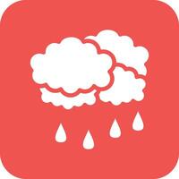 icône de vecteur de temps nuageux