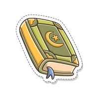 gratuit vecteur, illustration de le musulman saint livre Al Quran 1 vecteur