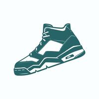 des chaussures sport logo conception vecteur illustration. des chaussures icône vecteur