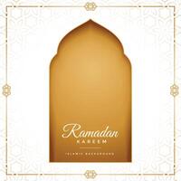 eid mubarak Ramadan kareem islamique salutation conception vecteur