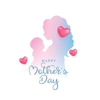 content les mères journée vœux Contexte pour maman et fille l'amour relation vecteur