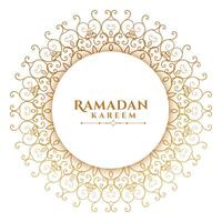 arabe mandala style islamique Ramadan kareem Contexte vecteur