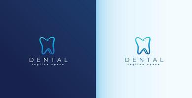 dentisterie dentaire clinique logo professionnel modèle vecteur