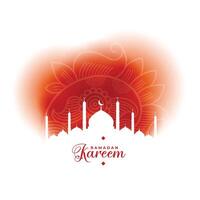 agréable Ramadan kareem islamique style Contexte vecteur