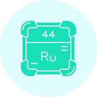 ruthénium solide duo régler icône vecteur