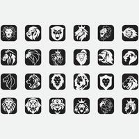 collection de Lion logos vecteur