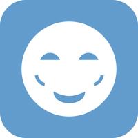 icône de vecteur emoji blush