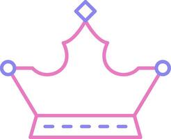 la monarchie linéaire deux Couleur icône vecteur