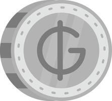 guaraní gris échelle icône vecteur