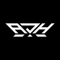 ajh lettre logo vecteur conception, ajh Facile et moderne logo. ajh luxueux alphabet conception