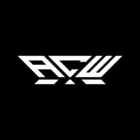 acw lettre logo vecteur conception, acw Facile et moderne logo. acw luxueux alphabet conception