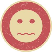Emoji nerveux Vector Icon