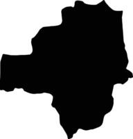 zamfara Nigeria silhouette carte vecteur