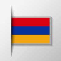 vecteur rectangulaire Arménie drapeau Contexte