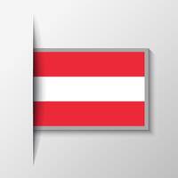 vecteur rectangulaire L'Autriche drapeau Contexte