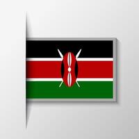 vecteur rectangulaire Kenya drapeau Contexte