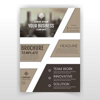 Conception de brochures commerciales vecteur