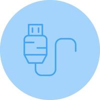 icône de vecteur de câble usb