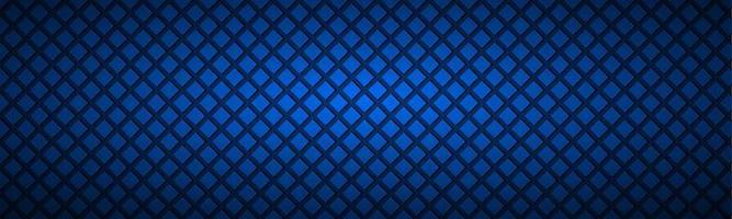 en-tête carré abstrait sombre. bannière de look mosaïque bleue. texture vecteur moderne. fond de métal simple