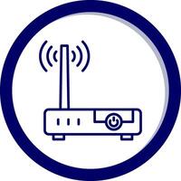 routeur dispositif vecto icône vecteur