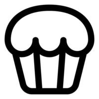 petit gâteau icône nourriture et breuvages pour la toile, application, uiux, infographie, etc vecteur