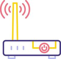 routeur dispositif vecto icône vecteur