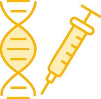 les gènes vecto icône vecteur