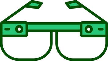 intelligent des lunettes vecto icône vecteur